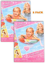 Two pack of Disney Princess pool float rings for toddlers