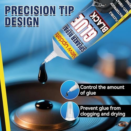 Close up of Nexkayee loudspeaker equipment glue nozzle