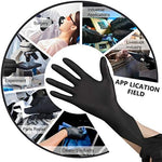 Authentic USA imported 100 count nitrile gloves box.
