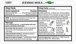 Sting-Kill disposable anesthetic swabs individual packaging for bee sting and mosquito bite treatment