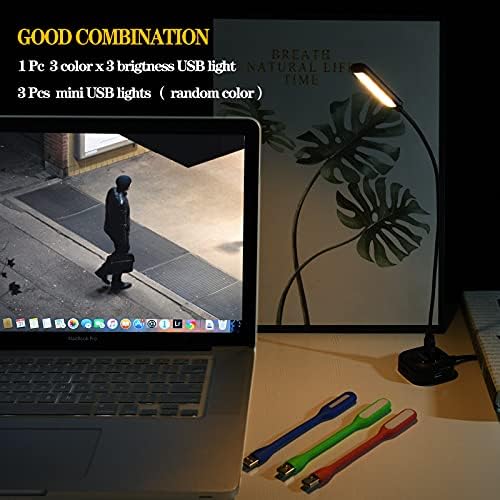 Oriemars USB lamp combo kit with three bonus mini LED lights