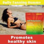 Nutritional facts panel of Fuxvao tanning supplement with astaxanthin