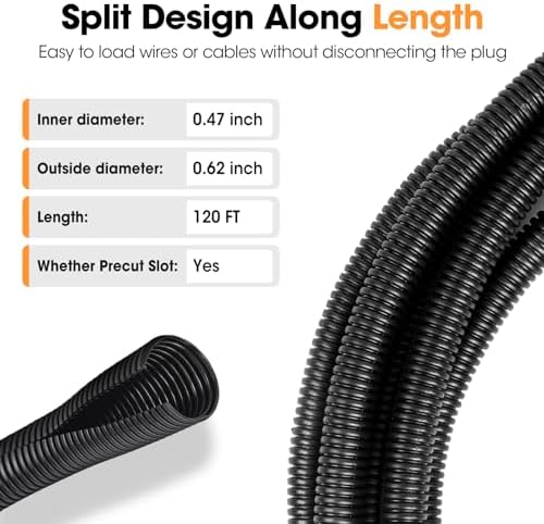 YesBes black polyethylene conduit showing flexible properties bending around a corner without kinking.