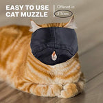 Premium nylon fabric texture of the professional cat grooming muzzle.