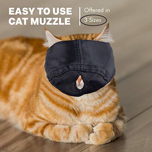 Premium nylon fabric texture of the professional cat grooming muzzle.
