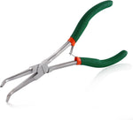 SPEEDWOX Long Reach Bent Nose Pliers with Serrated Jaws Angled Long Nose Plier Angled Pliers with Cutter Long Reach Plier for Hard to Reach Narrow Spaces Home Repairing Jewerly Making - Image 11