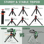 Side angle view of the rugged rubber armored green OXK Optics monocular telescope for adults.