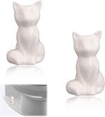 2pcs Ceramic Toilet Bolt Covers, Frog Toilet Bolt Covers Toilet Bolt Caps Toilet Bolt Covers Decorative for Bathroom Decor, Easy to Install - Image 10