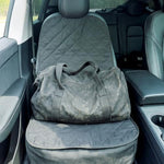 VION pet liner installed on Tesla front seat