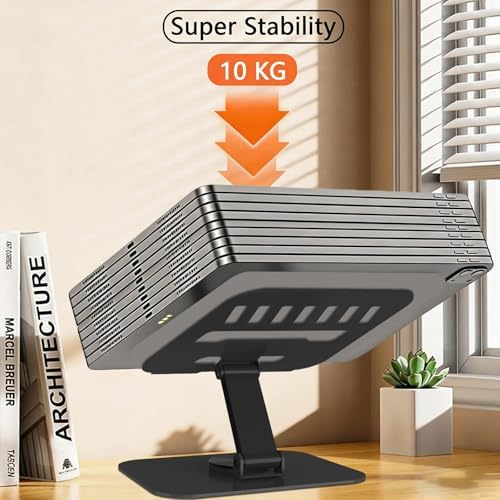 Close up view of the rubber padded footrest on the black TAPMEI tablet docking station