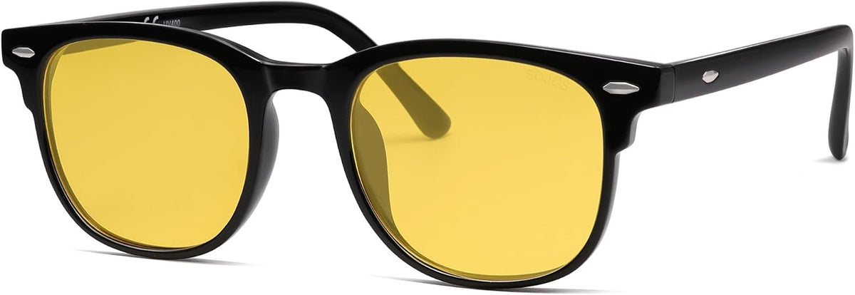 SOJOS Retro Vintage Square Polarized Sunglasses for Women Men UV Protection Lens TR90 Frame Sunglasses SJ2112 - Image 11