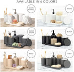 ZCCZ fifteen ounce apothecary jars for cotton swab storage