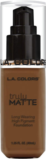 L.A. COLORS Truly Matte Foundation, Sand CLM356 - Image 14