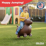 WALIKI Inflatable Hopping Pony side view showing stable four-legged design for kids