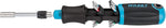 Hazet bit ratchet screwdriver front view professional hand tool