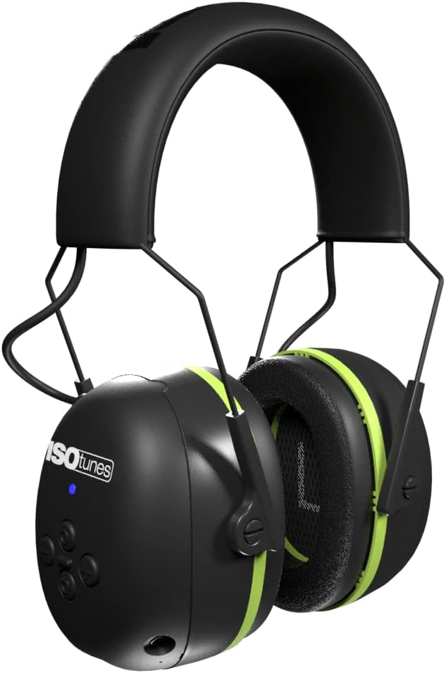 ISOtunes Air Defender wireless bluetooth earmuffs front view