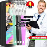Authentic USA imported Cbiumpro copper alternative steel scrapers for fresh breath.