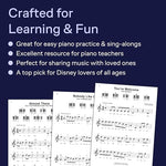 Disney Hits - Super Easy Songbook | Easy Piano Sheet Music Book for Beginners | Learn to Play Popular Disney Songs from Frozen, Moana and The Lion King | Piano Songbook for Students and Teachers - Image 6