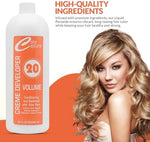 Professional hair color developer for grey coverage