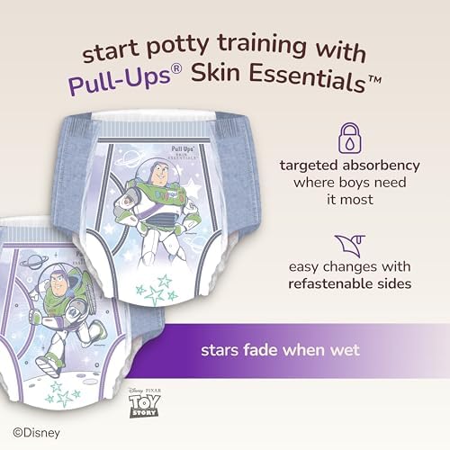 Pull-Ups training underwear for boys featuring fading Toy Story graphics