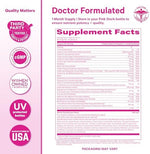 Pink Stork prenatal liquid multivitamin for morning sickness relief and energy support
