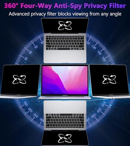 Pys anti-spy 360 degree MacBook privacy filter installation