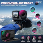 Mingven 4 pack filter kit for Osmo Action 6 in storage case