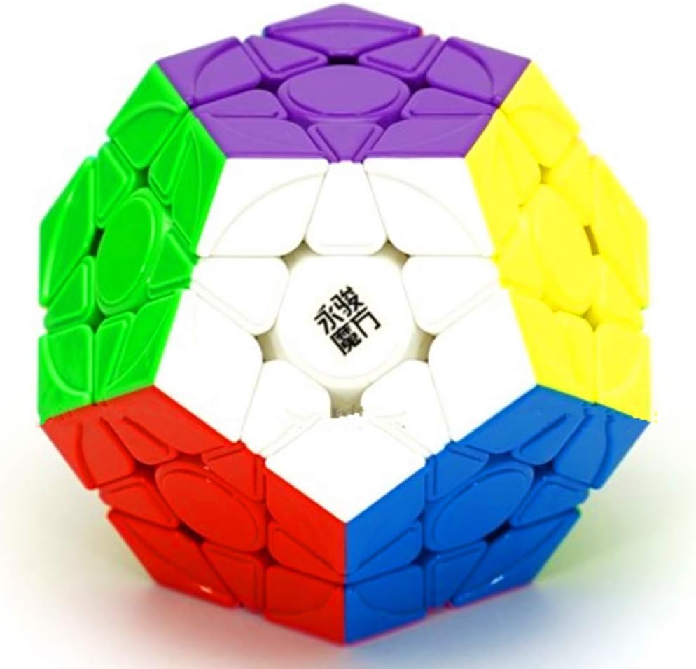 LiangCuber YJ YuHu V2 Magnetic Megaminx front view stickerless puzzle