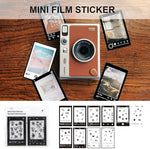 WOGOZAN adjustable brown camera strap featuring the integrated photo storage pouch with instant film.