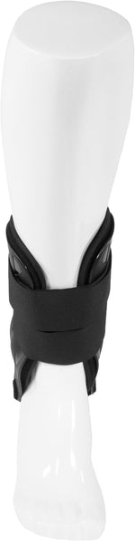 OTC ankle stabilizer Velcro straps and padding detail