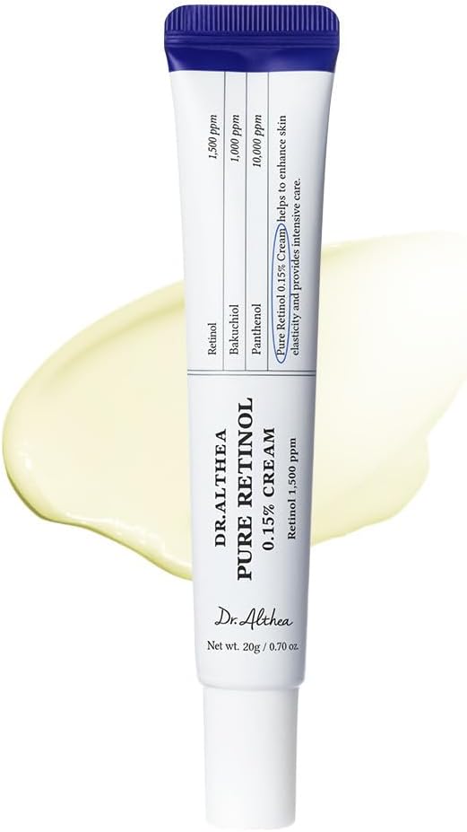 Dr Althea Pure Retinol 0.15 Percent Cream front view anti aging night moisturizer packaging