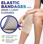 Individually wrapped Mighty-X elastic bandages for hygienic first aid storage