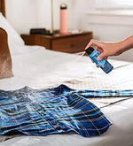Faultless portable fabric odor eliminator spray for travel wardrobe