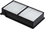 Close up view of the white pleated filtration material inside the ELPAF39 compatible unit