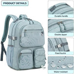 Lohol school travel bag showing spacious main zipper compartment open
