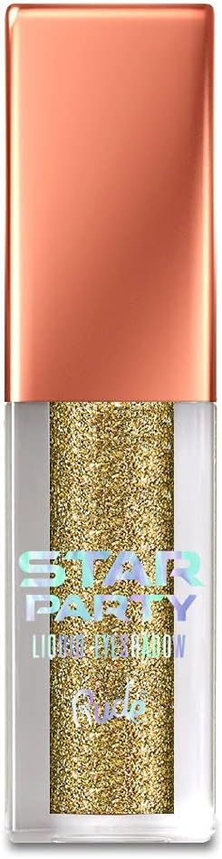 Side profile of Rude Cosmetics liquid glitter bottle