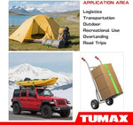 Tumax lashing straps inside included carrying bag for storage