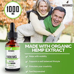 Natganics Hemp Oil dropper tool for precise dosage