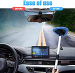 AUKEPO automotive window squeegee with four washable microfiber pads