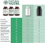 Natural Nutra 500 mg Vitamin B5 bottle side view