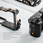 Complete breakdown of all modular components included in the premium Tilta Pro Kit for Nikon ZR.