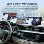 OTTOCAST 1080P waterproof backup camera with adjustable parking lines displayed on the high-definition screen.