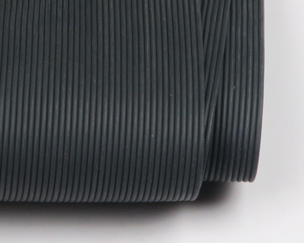 Hareline fly tying fine round rubber legs black front view packaging