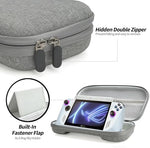 Leepiya carrying case for Asus ROG Ally zipper and handle detail