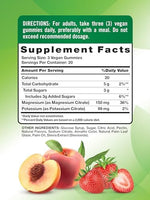 Nature's Truth imported vegan non-GMO gluten free mineral gummies certification seal