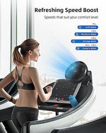 Koonie heavy-duty clip fan placed on a fitness treadmill handle