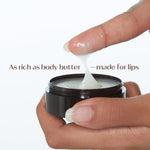 Hydrating Shea butter infused Ginger Sugar overnight lip mask jar container