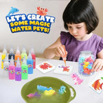 The 8 unique aquatic animal molds provided in the Coodoo DIY set