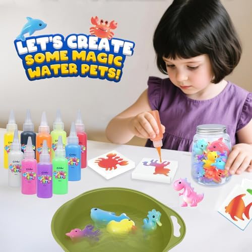 The 8 unique aquatic animal molds provided in the Coodoo DIY set