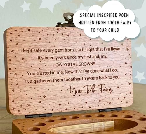 20 Moments of Tooth box featuring poem on inner lid